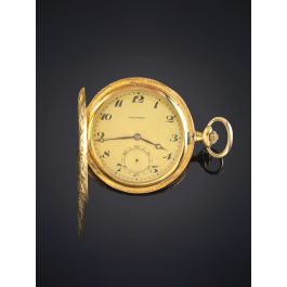 726-RELOJ DE BOLSILLO SABONETA CAJA EN ORO AMARILLO