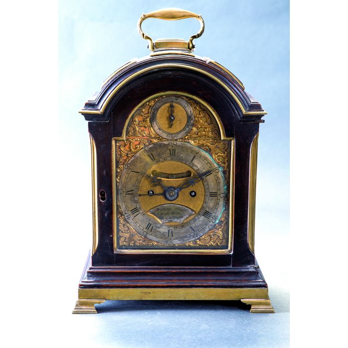 952Reloj bracket inglés. mediados del s. XVIII. firmado William Hughes