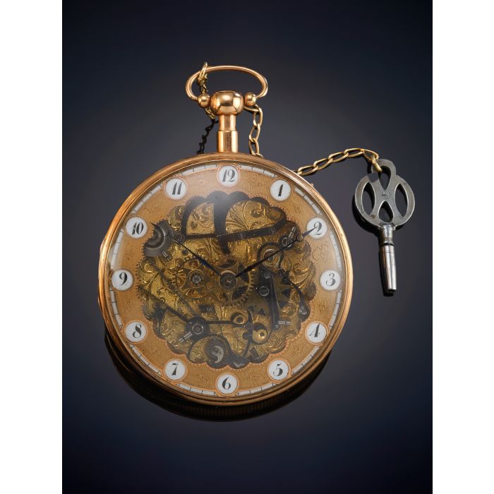 717-COURVOISIER FRERES C. 1820. RELOJ DE BOLSILLO LEPINE CON