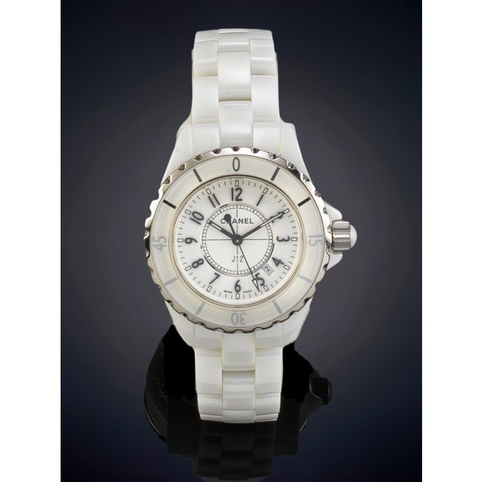 Reloj chanel ceramica blanco online