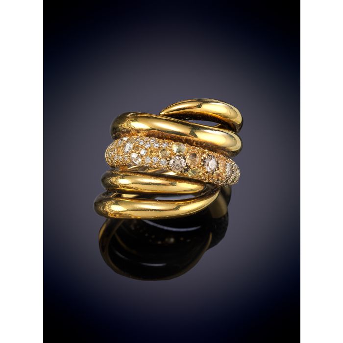 Anillos gruesos de 2025 oro