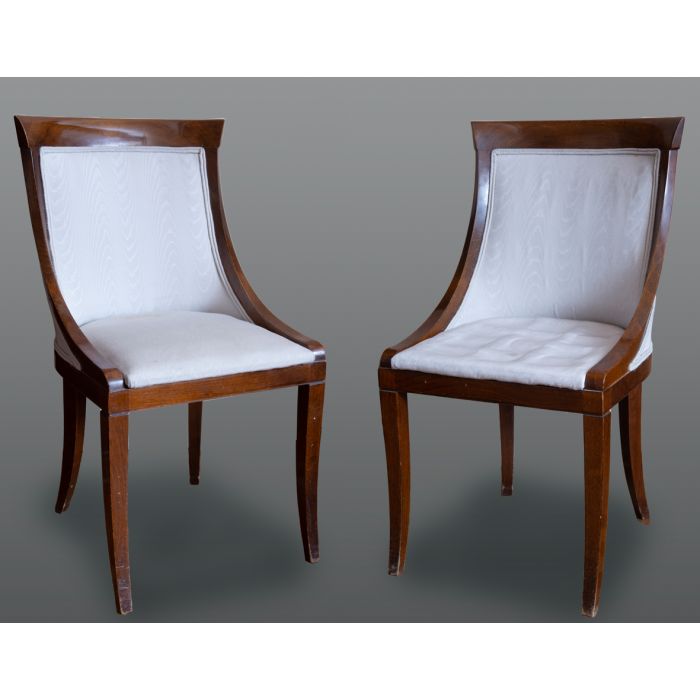 Tiempo de día Amasar Descanso 755-Pareja de sillas francesas estilo Regencia | Fernando Durán