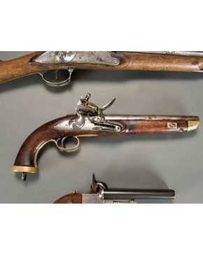 618-Pistola de la Marina de los Países Bajos modelo 1815. Reglamentaria en el Reino de los Países Bajos desde su fundación por el Congreso de Viena tras l