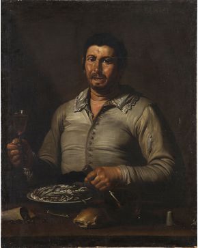 595-SIGUIENDO MODELOS DE JOSÉ DE RIBERA. (Xàtiva. 1591 - Nápoles. 1652)