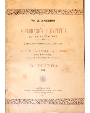 3012-PINEDA. R.- Viajes Marítimos de Esploración Científica en el siglo XIX. 