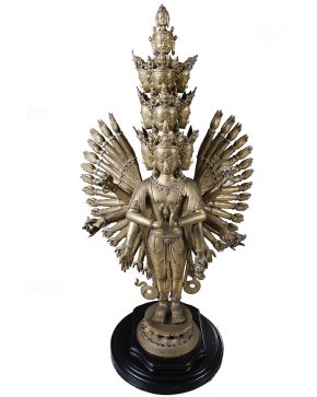1082-Figura de Avalokiteshvara. ff. s. XIX.