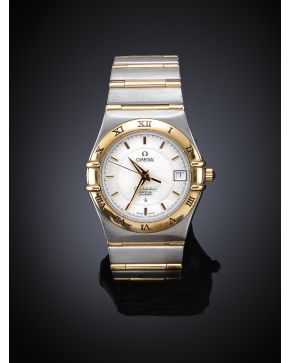 799-OMEGA CONSTELLATION PERPETUAL CALENDAR Nº 58963729 Reloj de pulsera para caballero con caja y brazalete en acero y oro amarillo.