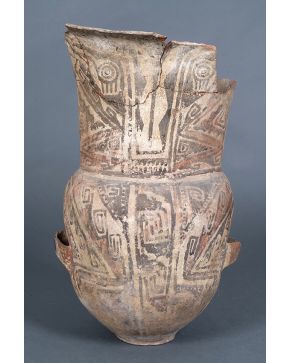 396-Antigua e importante urna preincaica del valle Calchaquí (Salta). Civilización Diaguita. 