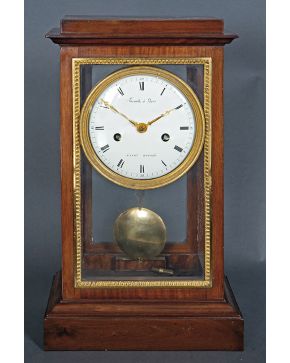 407-Reloj de sobremesa francés. C. 1860.