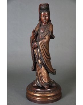 896-Figura de Guanying o cortesana china.