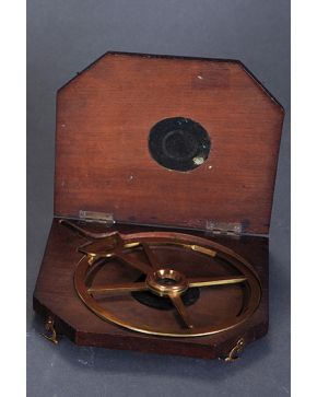 552-Antiguo sextante circular. Inglaterra s. XIX.