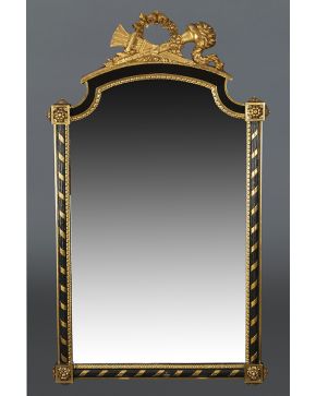 453-Gran espejo alfonsino ff. s. XIX.