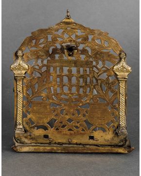 929-Antigua pieza litúrgica judía utilizada en el Shabat. 