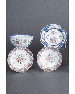 727-Lote en porcelana china. s. XVIII-XIX.