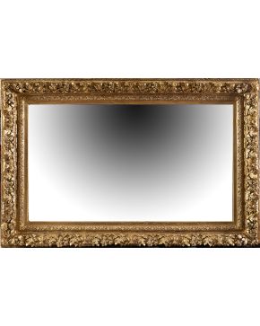 812-Elegante espejo. Francia s. XIX.