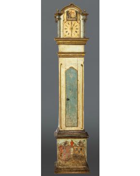 890-Reloj tirolés de antesala. s. XVIII.
