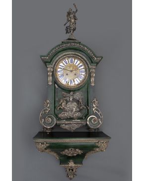 674-Reloj Cartel estilo Luis XIV. Francia. c. 1900.