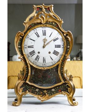 1120-Muy importante reloj bracket Luis XV. Francia. c. 1750.