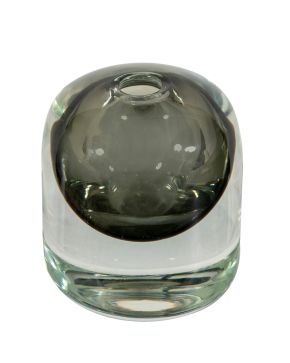 2-LUIGI ONESTO (Murano, Italia 1935) Oval. c. 1970 Jarrón en cristal de Murano Firmado Medidas: 19 x 14 cm."