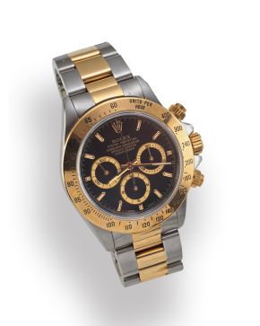 865-ROLEX OYSTER PERPETUAL DAYTONA  REF 16523 ZENITH. CAJA Y BRAZALETE EN ACERO Y ORO AMARILLO DE 18K. MOVIMIENTO AUTOMÁ