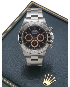 867-ZENITH DAYTONA. ROLEX OYSTER PERPETUAL CRONÓGRAFO. REF 16500. C.1988. CAJA Nº R739081Y BRAZALETE EN ACERO. MOVIMIENT