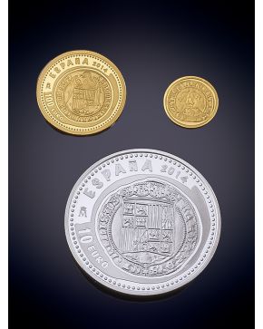 1070-LOTE DE DOS MONEDAS SERIE JOYAS NUMISMÁTICAS