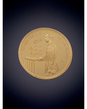1074-MONEDA CONMEMORATIVA FELIPE VI REY DE ESPAÑA