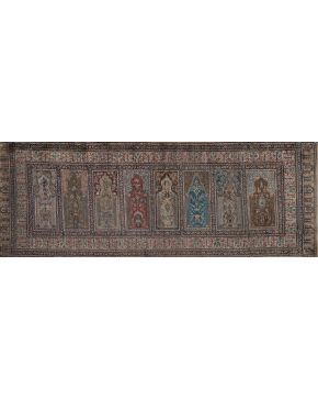 981-Alfombra de pasillo persa en lana