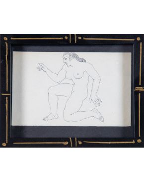 41-ISMAEL SMITH (Barcelona 1886-White Plains, New York 1972) Figura reclinada". 