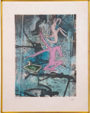 322-ROBERTO MATTA (Santiago de Chile 1911-Civitavecchia, Italia 2002) Centre Noeu