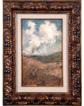53-FRANCISCO PRADILLA (Villanueva de Gállego, Zaragoza 1848-Madrid 1921) Sierra 