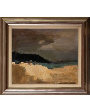 27-CIRILO MARTÍNEZ NOVILLO (Madrid 1921-2008) Paisaje" Óleo sobre lienzo F