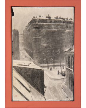 50-RICARDO BAROJA (Minas de Río Tinto, Huelva 1871-Vera de Bidasoa 1953) Vista u