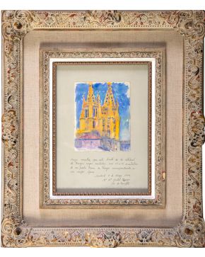 2-DARÍO DE REGOYOS (Ribadesella, Asturias, 1857 - Barcelona, 1913)  La Catedral