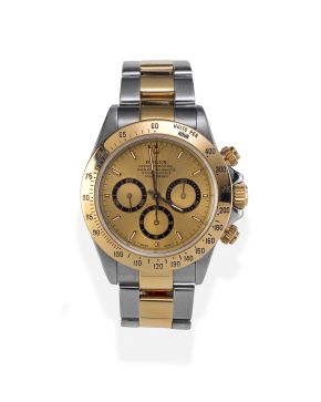 902-ROLEX OSYER PERPETUAL DAYTONA" CRONÓGRAFO. REF: 16523 CAJA Y BRAZALETE EN ACERO Y ORO AMARILLO DE 18K. Nº A152970. M