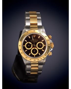 720-ROLEX OSYER PERPETUAL DAYTONA"" CRONÓGRAFO. REF:16523. CAJA Y BRAZALETE EN ACERO Y ORO AMARILLO DE 18K NºI415999. MOVIMIENTO AU