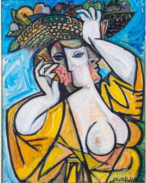 17-ALEIX LLULL (Palma de Mallorca 1933-1986) "Dona amb cistella"