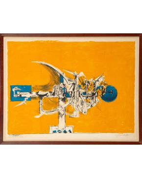 1516-GRAHAM SUTHERLAND (Streatham, Reino Unido 1903-Kent, Reino Unido 1980)  Thorn cross". 1955