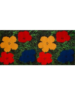 1309-D'APRES ANDY WARHOL (Pittsburgh 1928 - Nueva York 1987)  Flowers Red/Blue". 1997 (1966) A