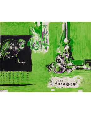 1515-GRAHAM SUTHERLAND (Streatham, Reino Unido 1903-Kent, Reino Unido 1980)  Untitled". 1955 L