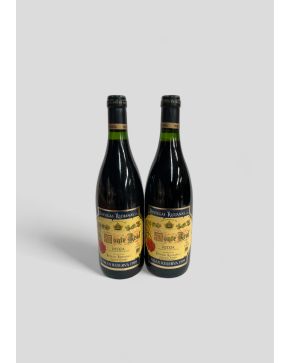 2005-Lote de 12 botellas de vino Monte Real Gran Reserva 1999.