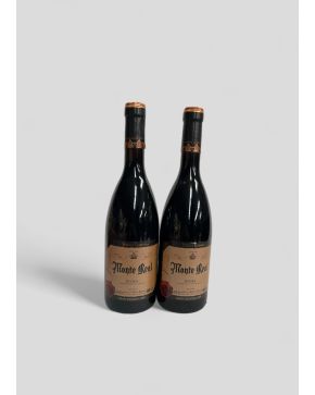 2008-Lote de dos cajas de vino Monte Real Gran Reserva 2009: de 12 botellas cada una. 