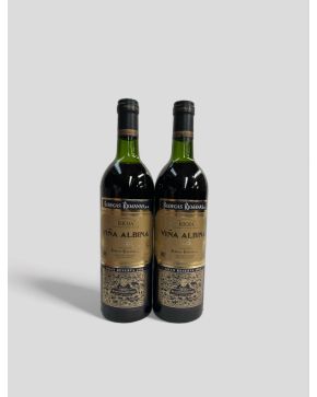 2001-Lote de 12 botellas de vino viña albina Gran Reserva 1994. 