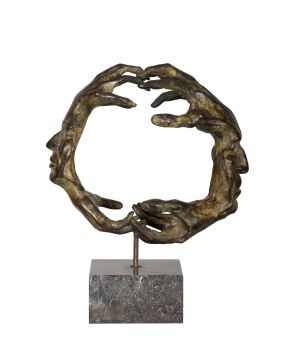 11-LORENZO QUINN (Roma 1966) Wednesday" Bronce Firmado  Numerado 3/10 de 10 ejemplares mas 3 PA Medidas: 59 x 43 x 26 cm. 