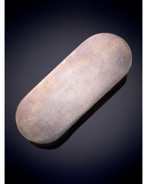 78-FELIPE Y EDUARDO ROBINSON, 1795, PASTILLERO INGLÉS EN PLATA PUNZONADA. 