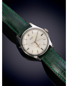 943-ROLEX OYSTER PRECISION" RELOJ DE PULSERA CON CAJA EN ACERO.MOVIMIENTO AUTOMÁTICO.Esfera gris con numeración a trazos