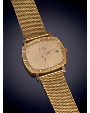 794-PIAGET, MOVIMIENTO AUTOMÁTICO AÑOS 70 RELOJ DE PULSERA PARA CABALLERO EN ORO AMARILLO DE 18K  Esfera color champán con v