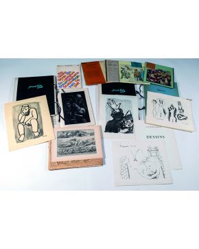 356-The Drawings of Henry Moore. New York Curt Valentin. 1946. Folio. cub.. caja. Reproducciones.
